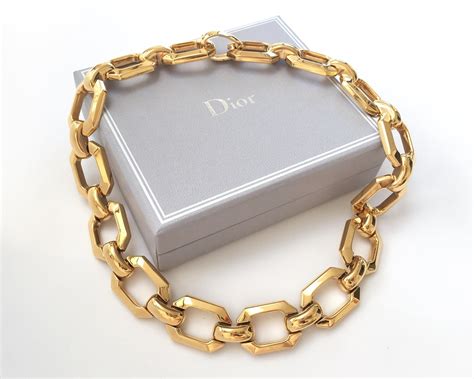 christian dior gold chain|dior jewelry.